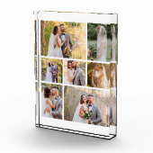 7枚の写真のコラージュ結婚を作成 フォトブロック