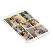 7枚の写真のコラージュ結婚を作成 マグネット (右側)