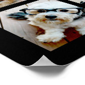 7枚の写真カスタムでフォトコラージュを作成する – 文字 ポスター (角)