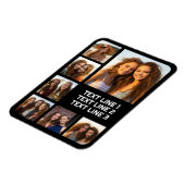 7枚の写真カスタムでフォトコラージュを作成する – 文字 マグネット (左側)