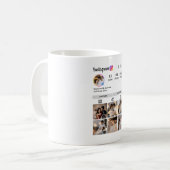 7枚の写真コラージュをデザインしよう コーヒーマグカップ (正面左)