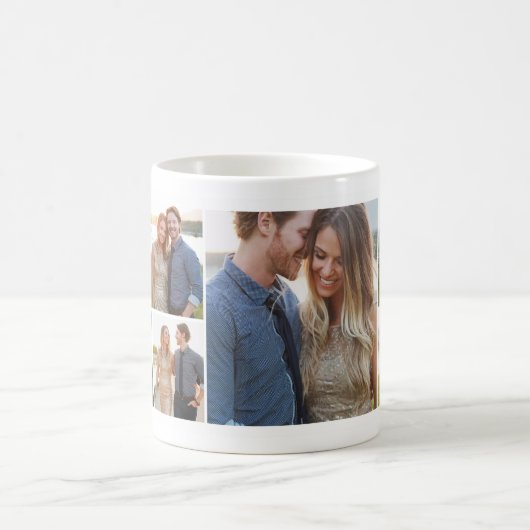 7枚の写真コラージュ | マグ (中央)