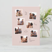 7枚ミニマルの写真のホリデーカード シーズンカード (スタンド正面)