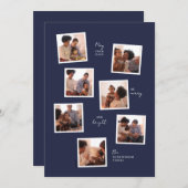 7枚ミニマルの写真のホリデーカード シーズンカード (正面/裏面)