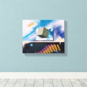 7次元 キャンバスプリント (インサイチュ (ウッドフロア))