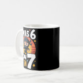 7歳になりました 忍者の7歳の誕生日パーティー コーヒーマグカップ (正面左)