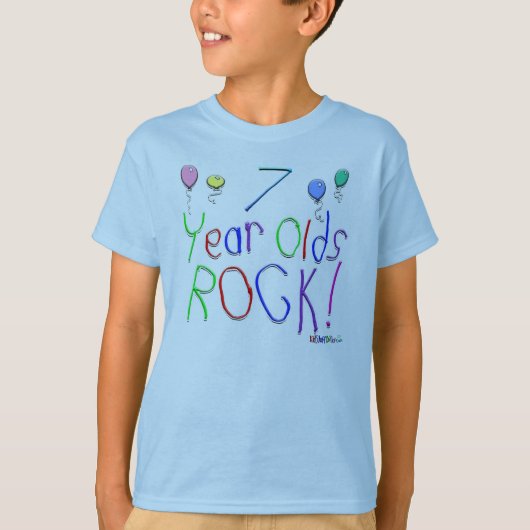 7歳のオールドロック！T-シャツ Tシャツ (正面)