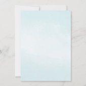 7歳のユニコーン誕生パーティー 招待状 (裏面)