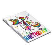 7歳の女の子キッド7誕生日ギフトダビングユニ ノートブック (右側)