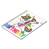 7歳の女の子キッド7誕生日ギフトダビングユニ ノートブック (左側)