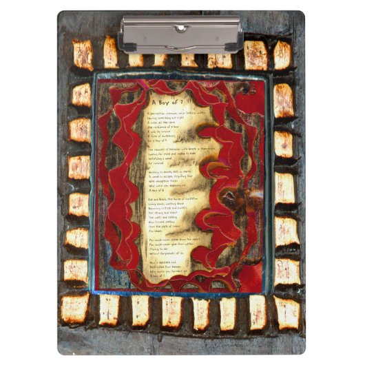 7歳の少年と悪を征服 クリップボード (正面)