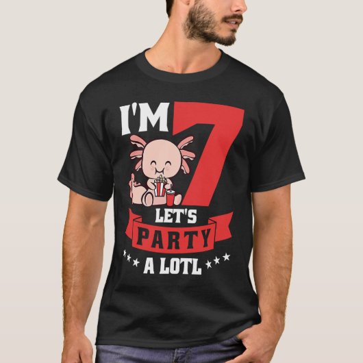 7歳の私はパーティー Tシャツ (正面)