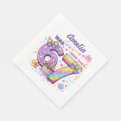 7歳の誕生日おめでとう! スタンダードランチョンナプキン (角)