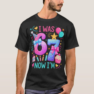 7歳の誕生日おめでとう！私は6歳、今は7歳！ Tシャツ