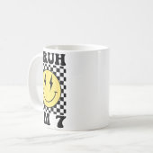 7歳の誕生日おめでとう 笑顔 7歳の誕生日 コーヒーマグカップ (正面左)