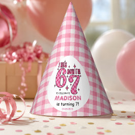 7歳の誕生日おめでとう | 「6歳だったのに今は7歳」パーティー パーティーハット
