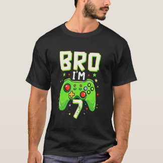 7歳の誕生日お兄ちゃんビデオゲーム Tシャツ