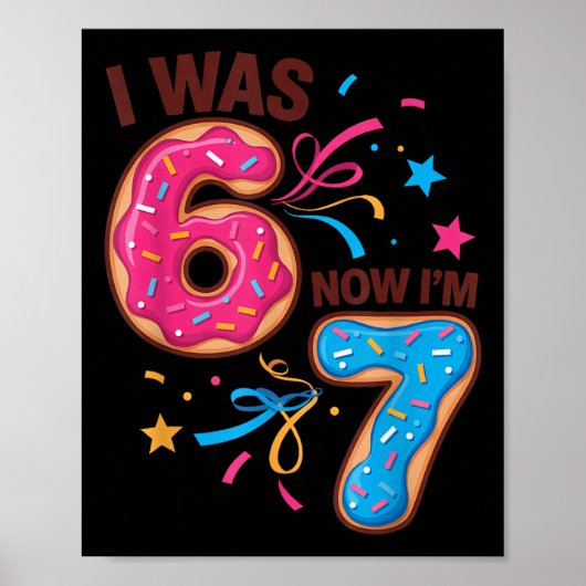 7歳の誕生日は6歳、今は7歳 67 メンズ レディース ポスター (正面)