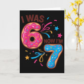 7歳の誕生日は6歳、今は7歳 67 メンズ レディース K カード (黄色い花)