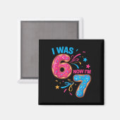 7歳の誕生日は6歳、今は7歳 67 少年男子 マグネット (正面/裏面)