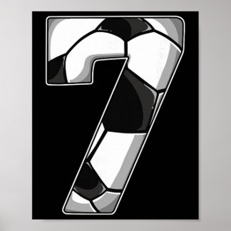 7歳の誕生日サッカー ポスター