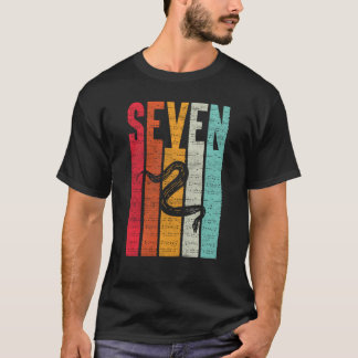 7歳の誕生日スネークウィスパーラーフィトンボアセ Tシャツ