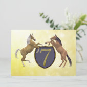 7歳の誕生日パーティー飼育馬 招待状 (スタンド正面)