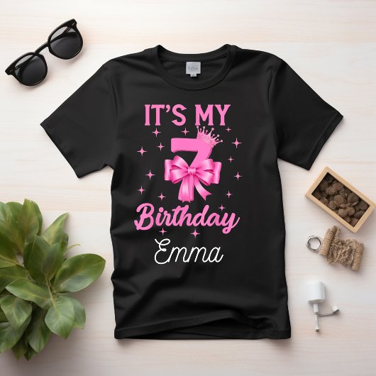 7歳の誕生日プレゼント 娘 7歳 Tシャツ