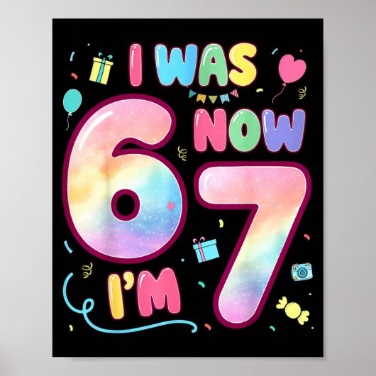 7歳の誕生日 おかあさん+おとうさん大好き! ポスター (正面)