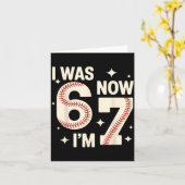 7歳の誕生日 おもしろ 6歳 7歳 野球 カード (黄色い花)