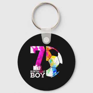 7歳の誕生日 サッカー少年 7歳の誕生日おめでとう キーホルダー