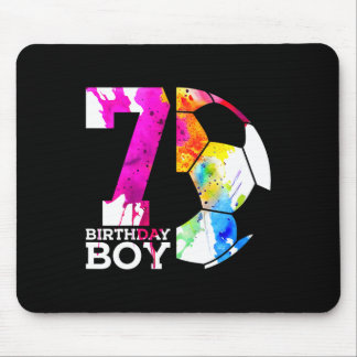 7歳の誕生日 サッカー少年 7歳の誕生日おめでとう マウスパッド