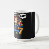 7歳の誕生日 海賊船長 男の子 パーティー 宝探し コーヒーマグカップ (正面右)