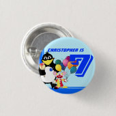 7歳の誕生日 缶バッジ (正面&裏面)