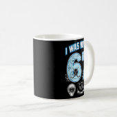 7歳の誕生日 6歳から7歳になりました アイスホッケー コーヒーマグカップ (正面右)