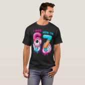 7歳の誕生日 6歳だったのに今は7歳 野球 Tシャツ (正面フル)