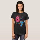 7歳の誕生日 6歳だった今は7歳 67 メンズ レディース キッズ Tシャツ (正面フル)