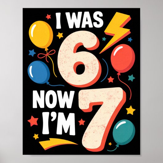 7歳の誕生日 6 7 ポスター (正面)