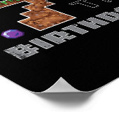 7歳の誕生日 Pixel 7 ゲーマー 動画 ゲーム好き男子 キッズ ポスター (角)