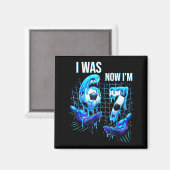 7歳の誕生日Tシャツ 6歳だったのに今は7歳 67 面白いデザイン マグネット (正面/裏面)