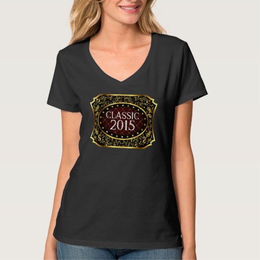 7歳ヴィンテージ2015年7誕生日3 Tシャツ (正面)