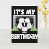 7歳 サッカー 7歳の誕生日 キッズ バースデー カード (黄色い花)