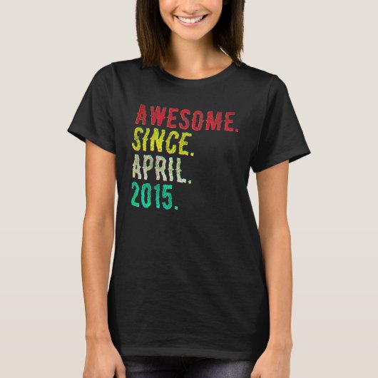 7歳 2015年4月 Tシャツ (正面)