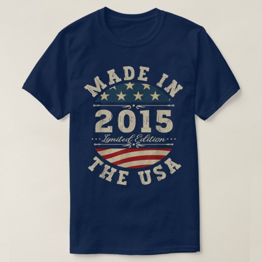 7歳Bday Limited Edition 2015 USA 7th Birt Tシャツ (デザイン正面)