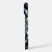 7点のグリッチ：難解な回路 iPhoneケース (左側面)