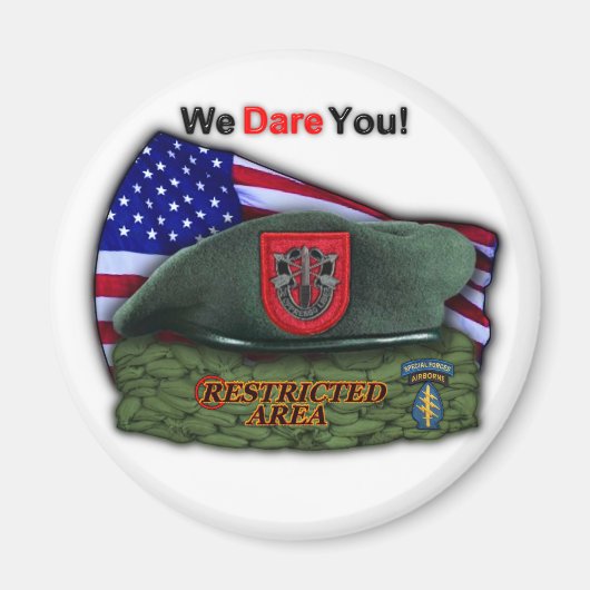 7特殊力グリーンベレーsfgベッツ磁石 マグネット (正面)