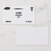 7特殊部隊グリーンベレーsfのsfg recon 名刺 (正面/裏面)