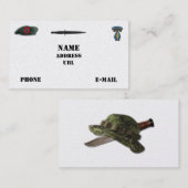 7特殊部隊グリーンベレーsfのsfg recon 名刺 (正面/裏面)