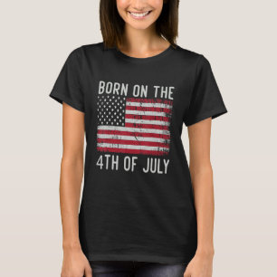 7生まれ月の7月4日4日 Tシャツ