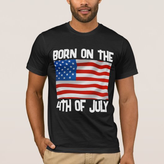 7生まれ月4日に誕生日Tシャツ Tシャツ (正面)